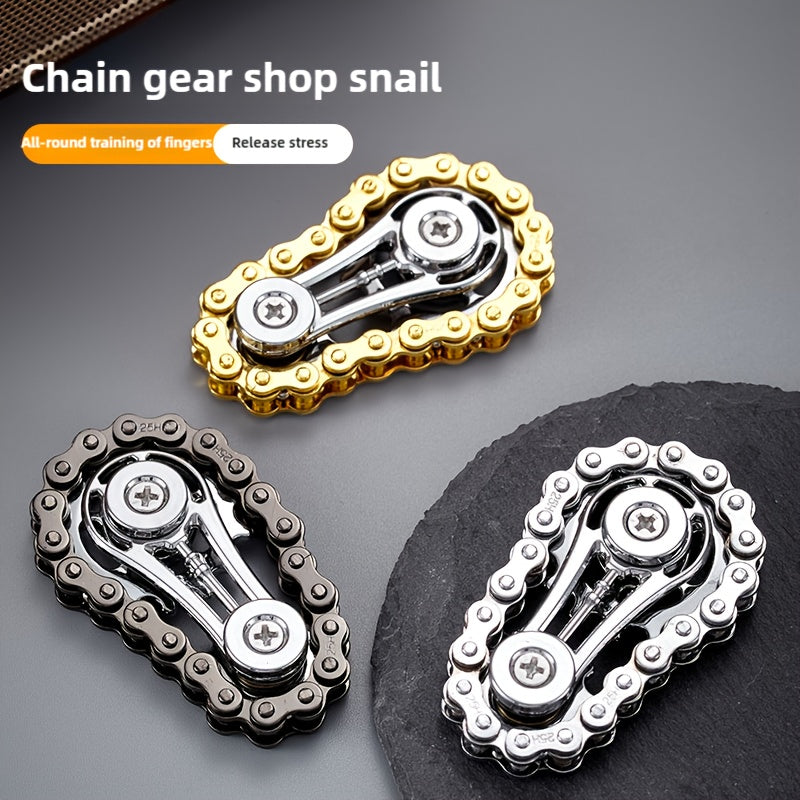 Metal Bike Chain  Fidget Spinner