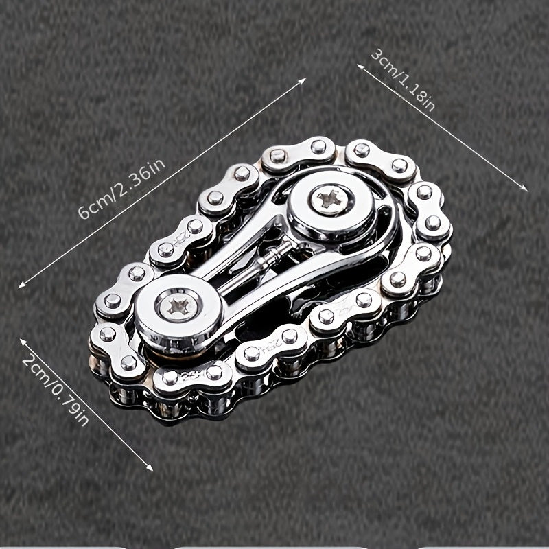 Metal Bike Chain  Fidget Spinner