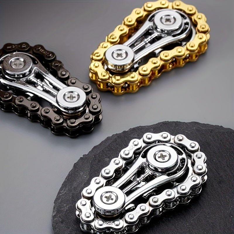 Metal Bike Chain  Fidget Spinner