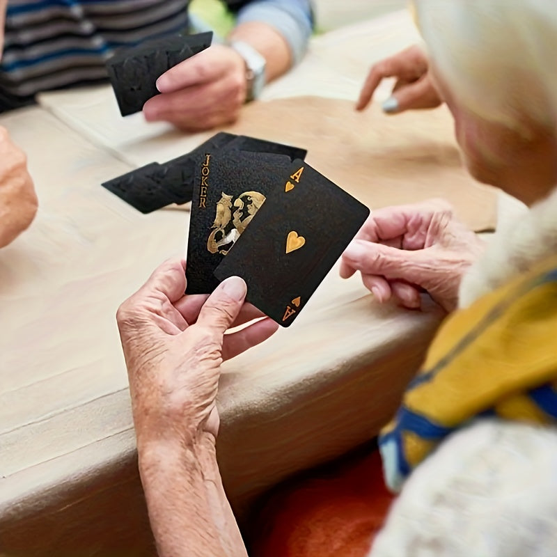 Black and Gold Playing Cards