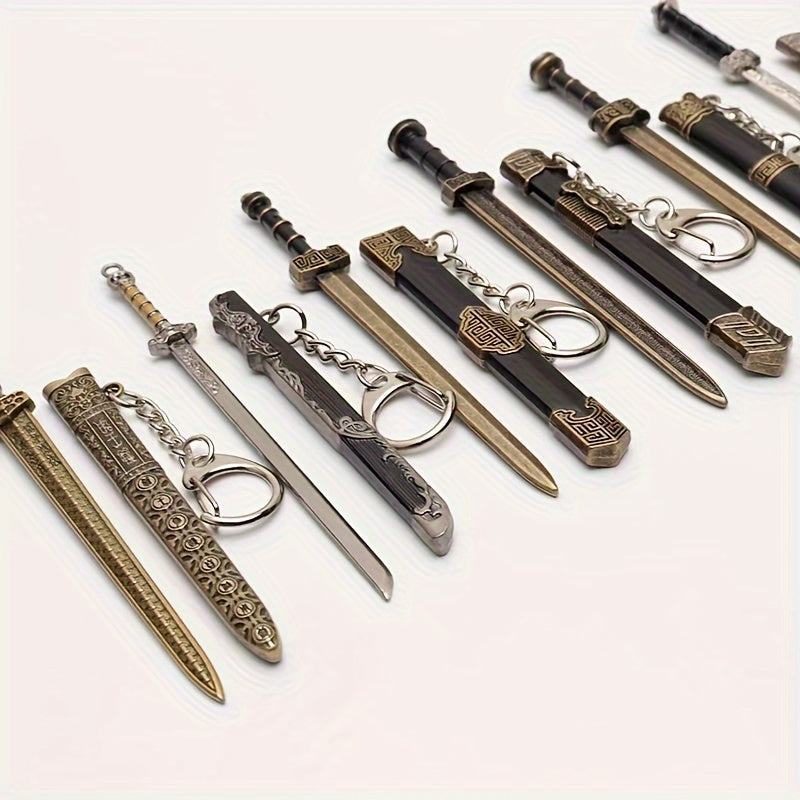 Miniature Sword Keychain Set