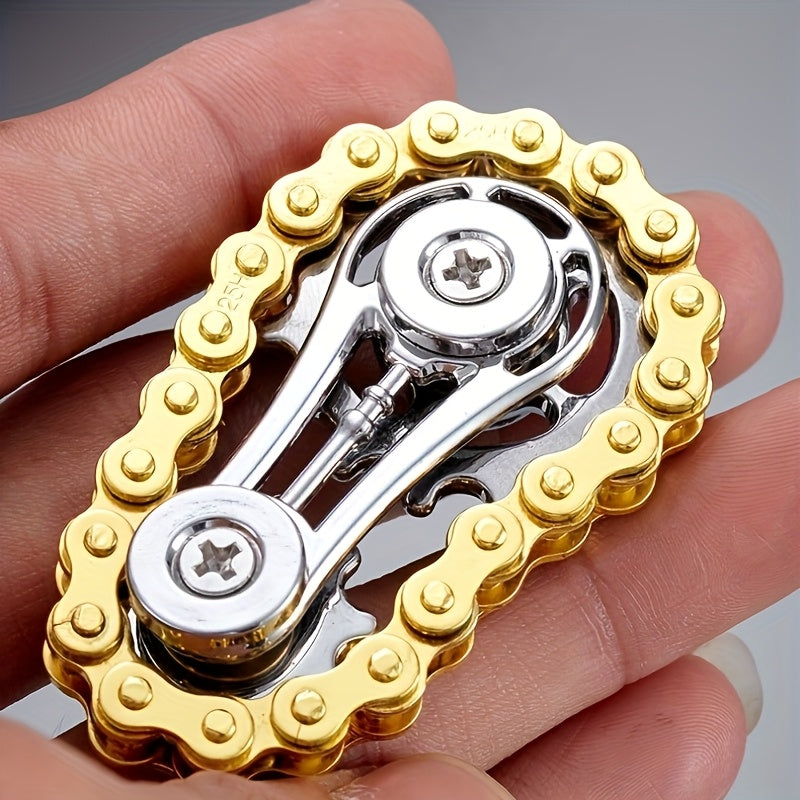 Metal Bike Chain  Fidget Spinner