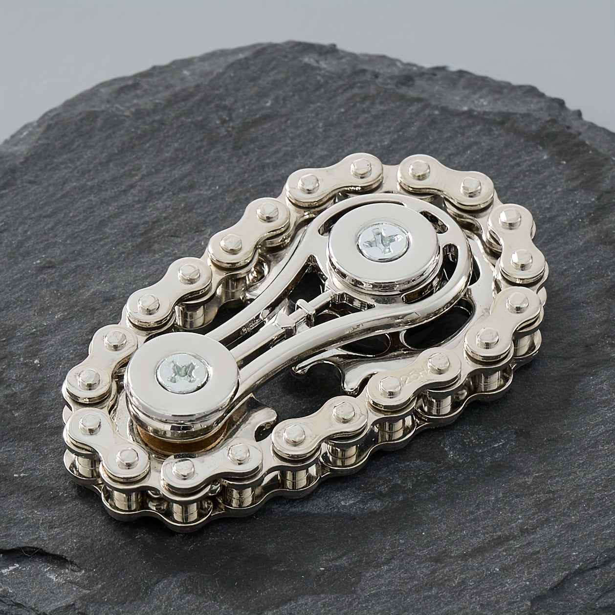 Metal Bike Chain  Fidget Spinner