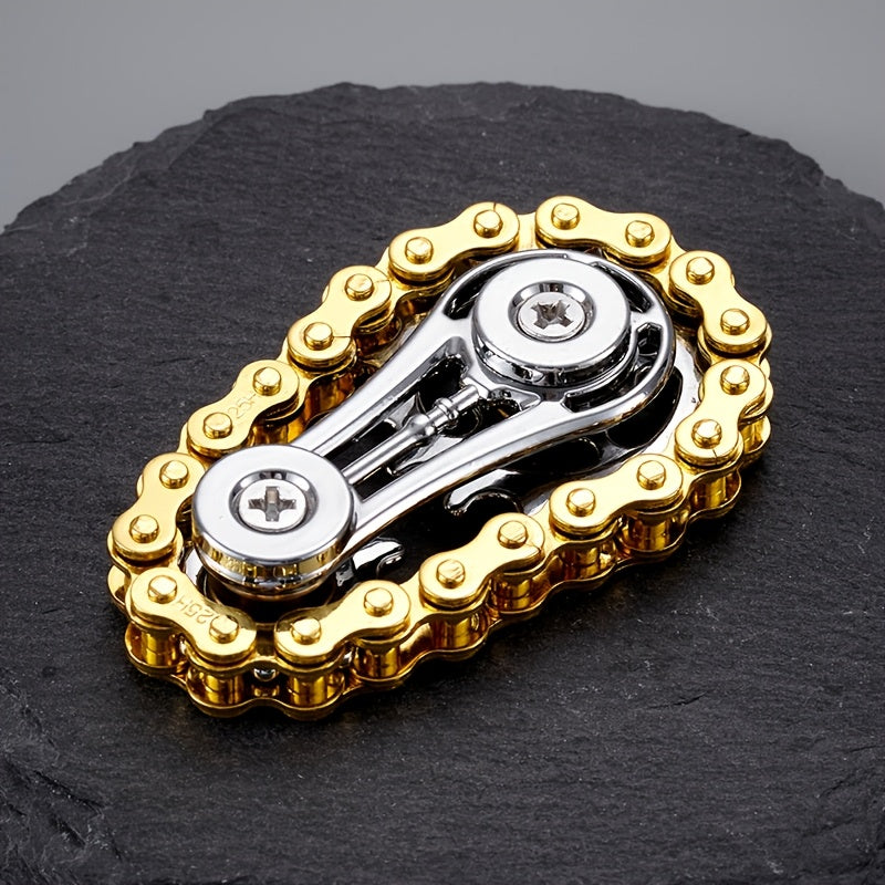 Metal Bike Chain  Fidget Spinner