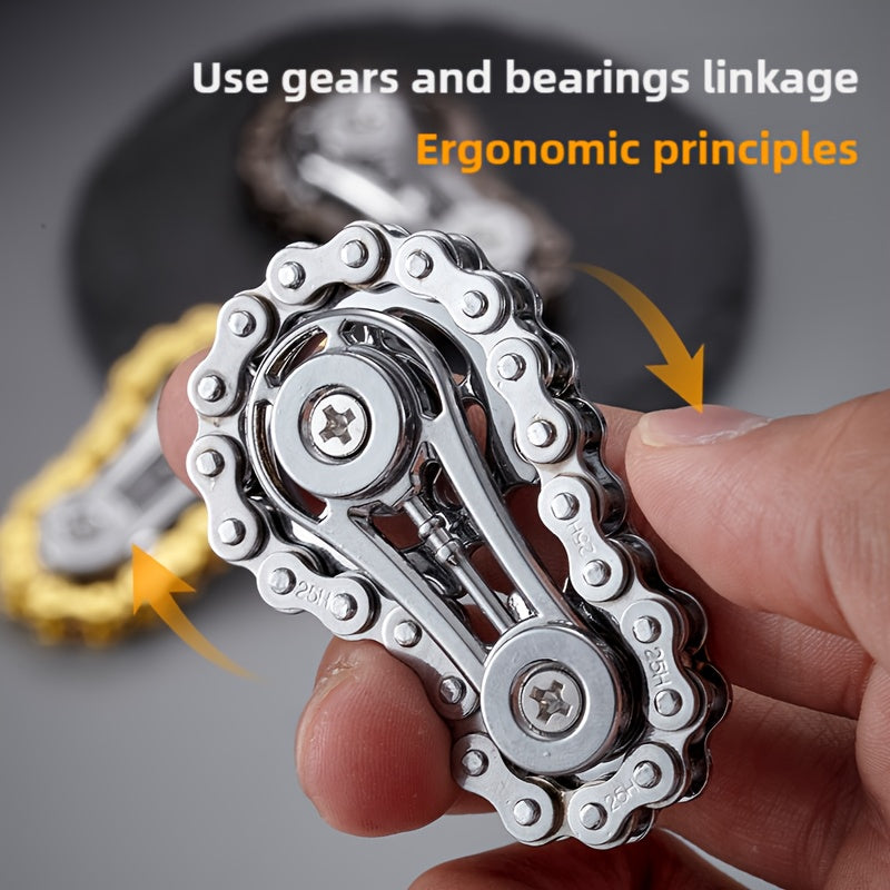 Metal Bike Chain  Fidget Spinner